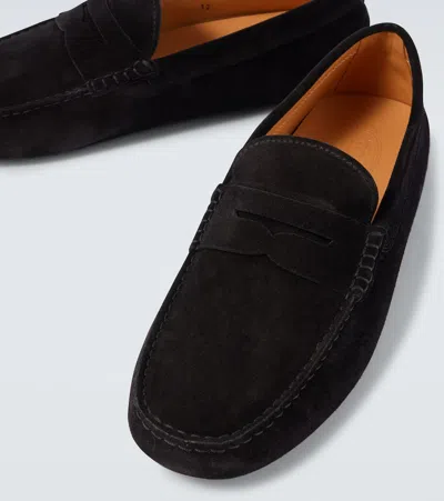 Tod's Gommino Bubble Suede Driving Shoes