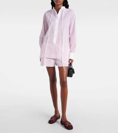 Gucci Horsebit Mesh And Leather Ballet Flats