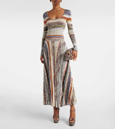 Missoni Angela Raschel Lamé Platform Sandals