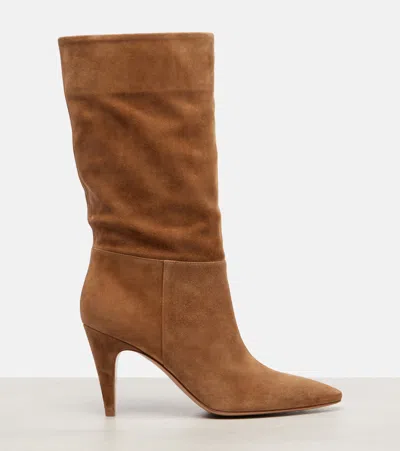 Gianvito Rossi 85 Suede Boots