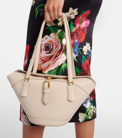 Dolce & Gabbana Capri Medium Leather Tote Bag