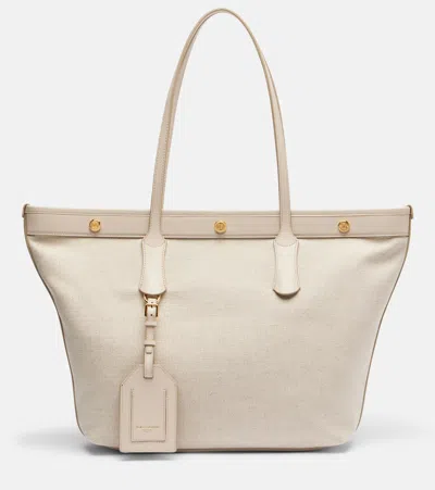 Dolce & Gabbana Canvas And Leather Tote Bag