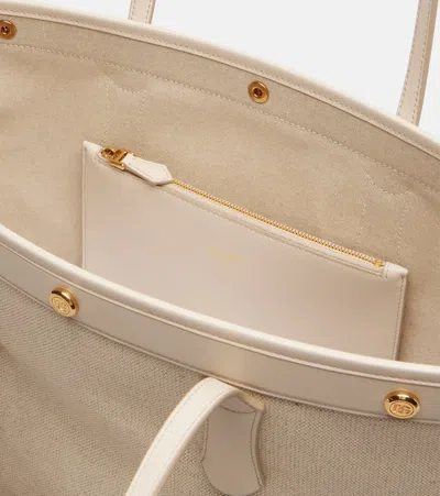 Dolce & Gabbana Canvas And Leather Tote Bag