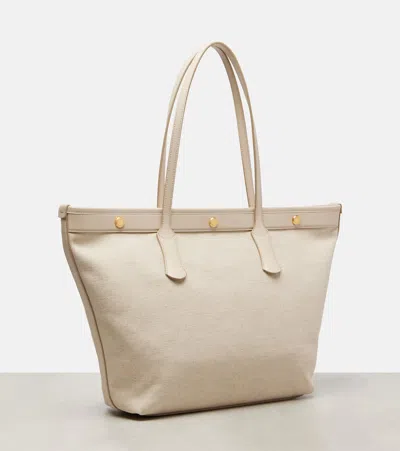 Dolce & Gabbana Canvas And Leather Tote Bag