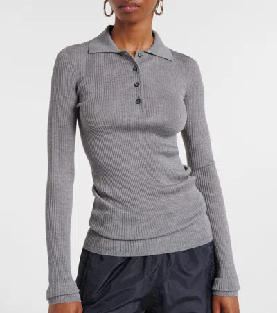 Moncler Long-sleeved Polo Shirt