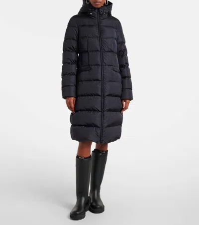 Moncler Avocette Quilted Down Parka In Blue