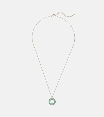 Mateo Donut 14kt Gold Necklace With Jade