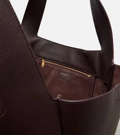 Saint Laurent Le 5 À 7 Bea Leather Tote Bag