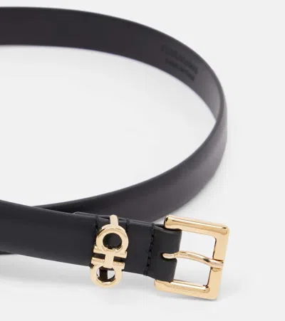 Ferragamo Gancini Leather Belt
