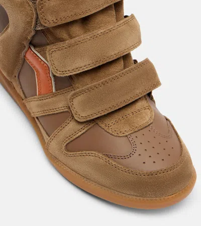 Isabel Marant Bekett Suede Wedge Sneakers