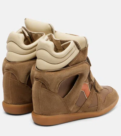 Isabel Marant Bekett Suede Wedge Sneakers