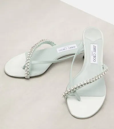 Jimmy Choo Dila 35 Leather Heeled Sandals