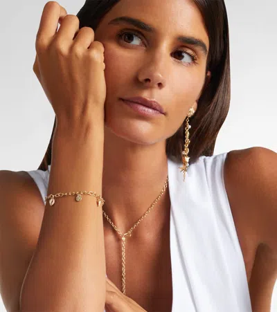 Sydney Evan 14kt Gold Charm Bracelet With Diamonds