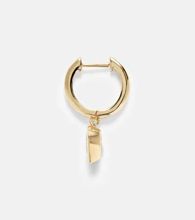 Shay Jewelry 18kt Gold Single Huggie With Diamonds