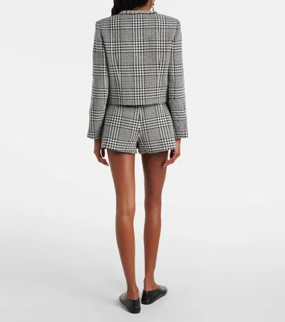 Self-portrait Wool Houndstooth Tailored Jacket Jackets Multicolor