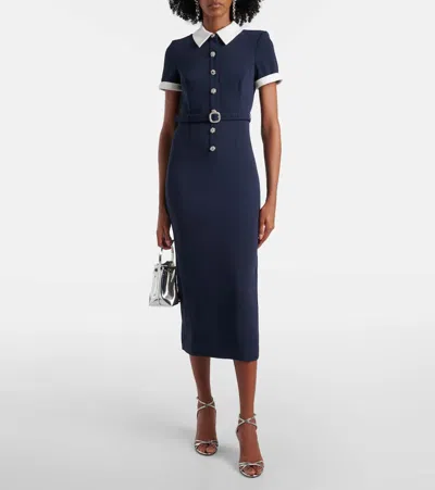 Self-portrait Belted Midi Dress
