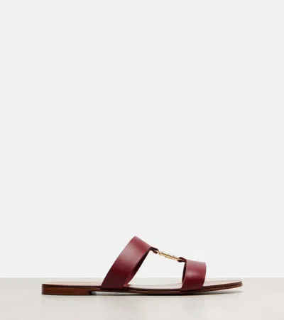Dolce & Gabbana Dg Leather Slides