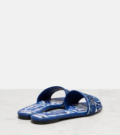 Dolce & Gabbana Embroidered Slides