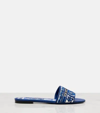 Dolce & Gabbana Embroidered Slides