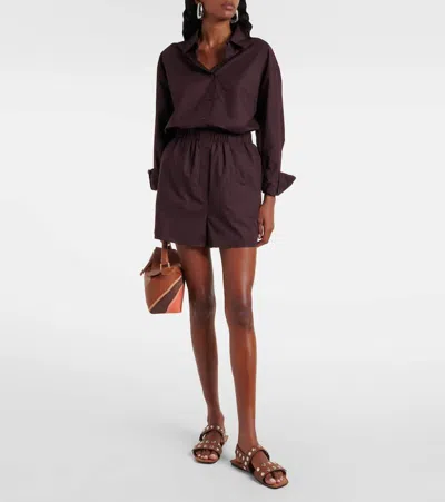 The Frankie Shop Lui Cotton Poplin Shirt
