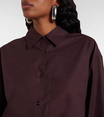 The Frankie Shop Lui Cotton Poplin Shirt