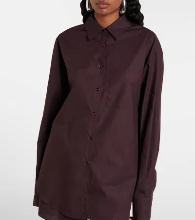 The Frankie Shop Lui Cotton Poplin Shirt