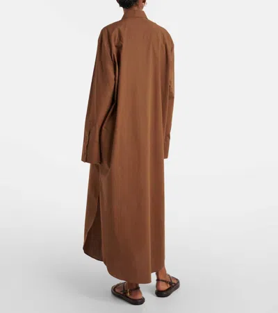 The Frankie Shop Helena Cotton Shirt Dress