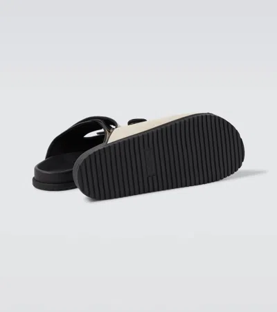 Dolce & Gabbana Open Toe Fabric Detail Slipper