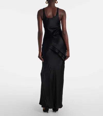 Saint Laurent Silk Satin Slip Dress