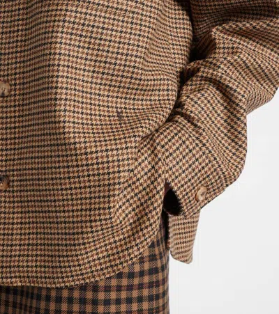 Saint Laurent Houndstooth Overshirt