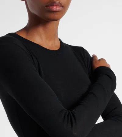 Saint Laurent Wool Jersey Bodysuit