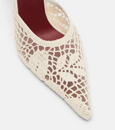 Magda Butrym Crochet And Leather Mules