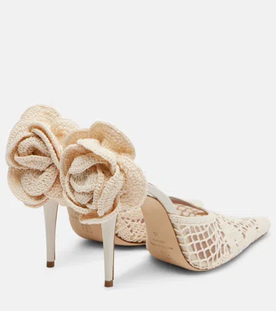Magda Butrym Crochet And Leather Mules