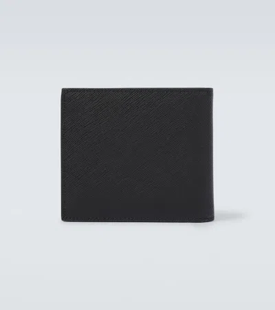 Prada Logo Saffiano Leather Wallet