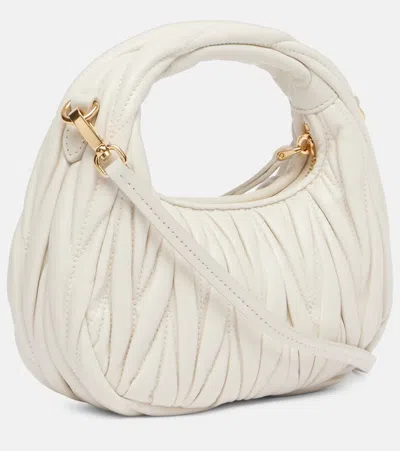 Miu Miu Quilted Leather Top-handle Bg