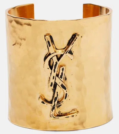 Saint Laurent Cassandre Cuff Bracelet