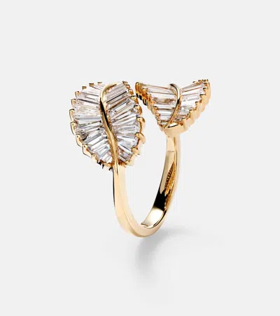 Anita Ko Ring Palm Leaf Classic Aus 18kt Gelbgold Mit Diamanten