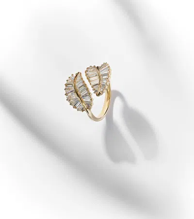Anita Ko Ring Palm Leaf Classic Aus 18kt Gelbgold Mit Diamanten