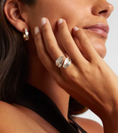 Anita Ko Ring Palm Leaf Classic Aus 18kt Gelbgold Mit Diamanten