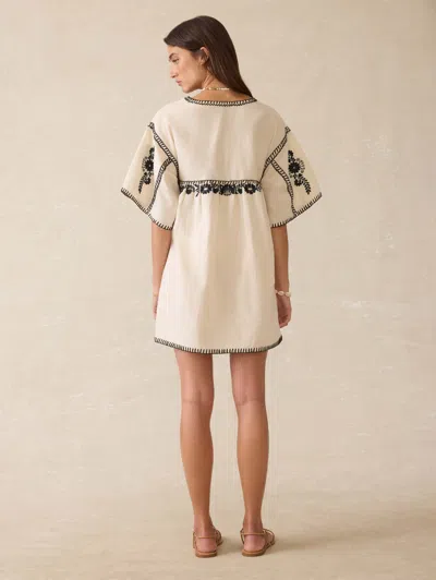 Faherty Sunday Dress In Brown
