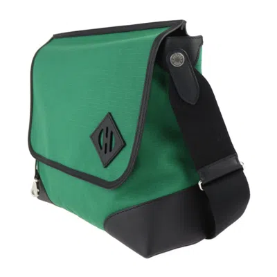 Pre-owned Hermes Black Green Swift Leather Shoulder Bag ()