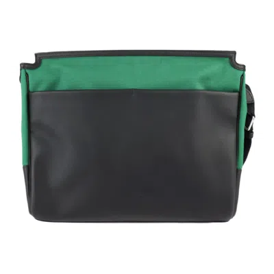 Pre-owned Hermes Black Green Swift Leather Shoulder Bag ()
