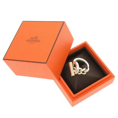 Pre-owned Hermes Silver Silver 925 Band Ring ()