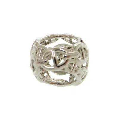 Pre-owned Hermes Silver Silver 925 Band Ring ()