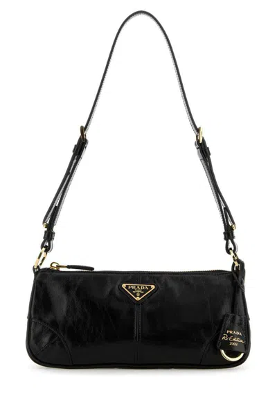 Prada Re-edition 2002 Leather Shoulder Bag