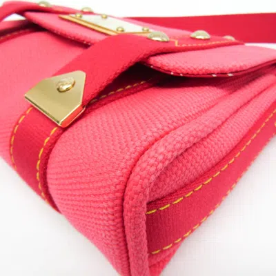 Pre-owned Louis Vuitton Antigua Rose Canvas Shoulder Bag ()