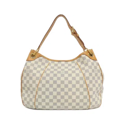 Pre-owned Louis Vuitton Azur Coated Canvas Shoulder Bag ()