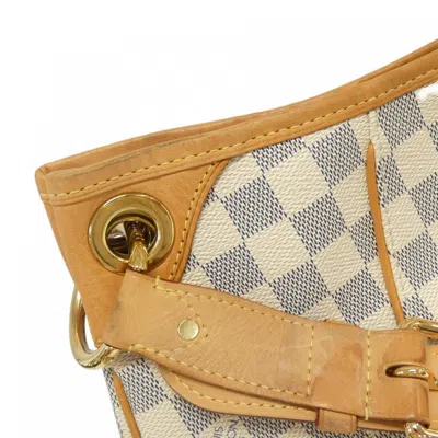 Pre-owned Louis Vuitton Azur Coated Canvas Shoulder Bag ()