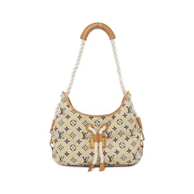 Pre-owned Louis Vuitton Beige Nylon Canvas Shoulder Bag ()