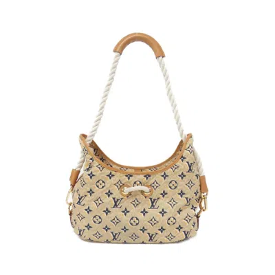 Pre-owned Louis Vuitton Beige Nylon Canvas Shoulder Bag ()